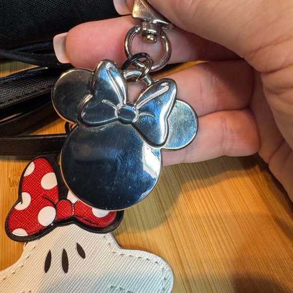 Disney Black and Red Polka Dot Crossbody Bag - Picture 4 of 6